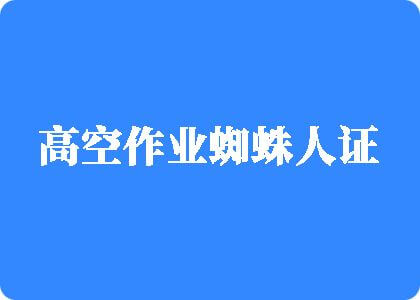 我要操在线免费视频高空作业蜘蛛人证